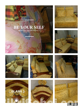 ৫ সিটের কর্ণার সোফা সেট (সেগুন কাঠ)একেবারে নতুন কন্ডিশন